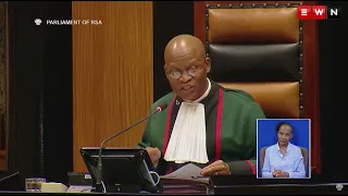 Chief Justice Mogoeng Mogoeng reads Jacob Zuma's resignation letter