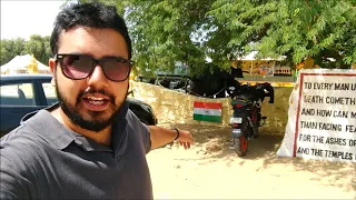 Riding Along the INDIA PAK Border | Jaisalmer To Tanot and Longewala | Hyperlapse