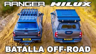 Nueva Ford Ranger vs Toyota Hilux: ¡BATALLA OFF-ROAD!