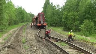 Выброс пути / Railway track buckle