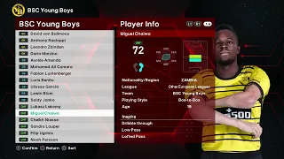BSC YOUNG BOYS 2023/2024 Full Facepack PES 2021-SPFL2023
