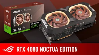 ASUS Geforce RTX 4080 Noctua Edition: leise Highend-Grafikkarte