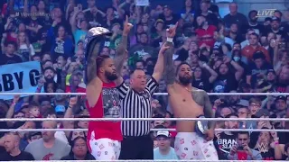 The Usos vs Shinsuke Nakamura & Rick Boogz- WWE Wrestlemania 38 Night 1 Review