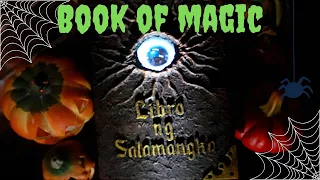 Book of Spells with moving eyes