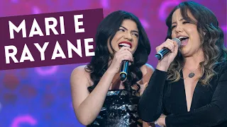 Mari e Rayane cantam "Supera", de Marília Mendonça, no Faustão