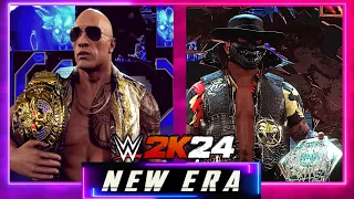 *NEW* Belts/Arenas/Stories/Attires WWE 2K24 Universe Mode NEW ERA