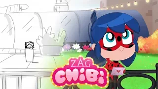 MIRACULOUS CHIBI - CURIOSITY KICKED THE CAT [ANIMATIC-TO-SCREEN]