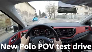 Volkswagen Polo Beats POV test drive in 4K - city, open road, highway