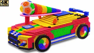 DIY - How to Make a Super Car that Delivers Ice Cream from Magnetic Balls