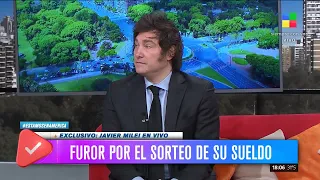 🎙️ JAVIER MILEI SORTEA SU SUELDO | Entrevista completa en "Es domingo, estamos a tiempo" (9/1/2022)