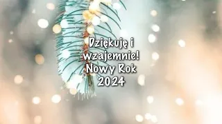 Dziękuję i wzajemnie! Nowy Rok 2024 - DajaArt