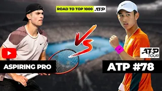 Can I Beat Tennis Prodigy & ATP #112 Jerry Shang ?!!