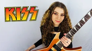 KISS - Love Gun (guitar cover + SOLO) | Sonia Anubis