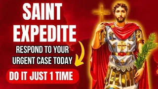 ✝️SAINT EXPEDITUS IMMEDIATELY ATTENDS TO YOUR URGENT CAUSE | never fails
