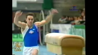 1998 Zurich Gymnastics World Cup Event Finals - Nikolai Kryukov (RUS) VT (Argentina TV)