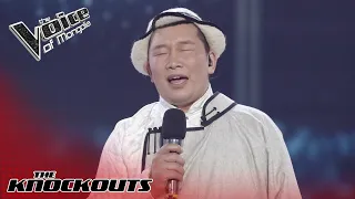 Dashnyam.E | " Ner ugui salkhi, Gavalmaa " | The Knock Out | The Voice of Mongolia S2