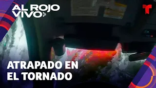 Poderoso tornado pasa por encima de una patrulla en Iowa