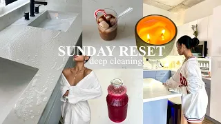 SUNDAY RESET VLOG🧺🧼 ~ vlogmas | deep clean, juicing, prepping for the week + self-care