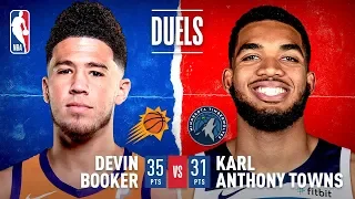 Devin Booker and Karl-Anthony Towns Duel in Minnesota!