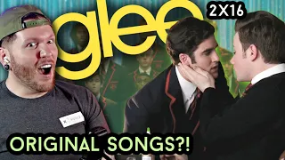 TROUTY MOUTH?! | GLEE 2x16 REACTION 'Original Song' | First time watching