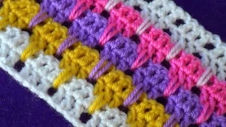 Multicolor crochet pattern