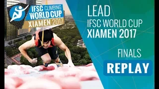 IFSC Climbing World Cup Xiamen 2017 - Lead - Finals - Men/Women