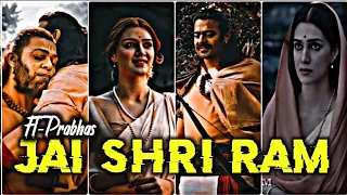 Jai Shri Ram Adipurush Fullscreen Status Prabhas Kriti Sanon Raja Ram Saif Ali Khan Tranding Status