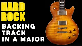 Hard Rock Backing Track in A Major - Easy Jam Tracks
