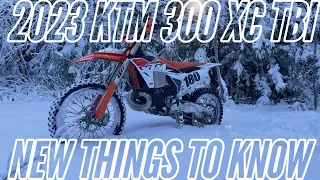 2023 KTM 300 XC TBI - New Things To Know