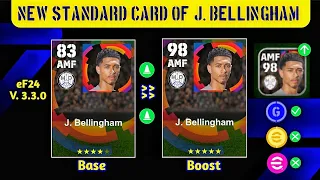 How To Train 98 Rated J. Bellingham New AMF Card From Standard Players List In eFootball24  V. 3.3.0