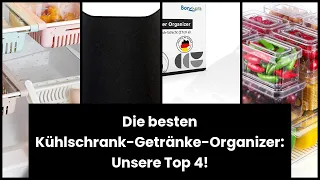 KÜHLSCHRANK GETRÄNKE ORGANIZER: Die besten Kühlschrank-Getränke-Organizer: Unsere Top 4! ✅