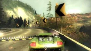 NFS MW - stunts, crazy actions with Carrera GT