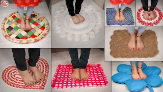 Old Clothes Into Something New !!.. 9 Ways to Make Best Creative Doormat at Home #DIY