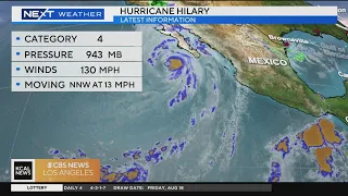 Tracking Hilary: The hurricane remains at Category 4 Saturday morning