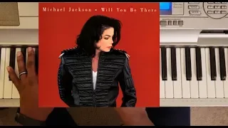 MICHAEL JACKSON- WILL YOU BE THERE (PIANO TUTORIAL) D major - to - Eb Major