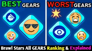 सबसे बेकार🤮 | BEST to WORST Gears in Brawl Stars | Brawl Stars All Gears Explained | Brawl Stars