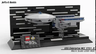 LEGO Enterprise D - Micro Scale