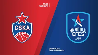 CSKA Moscow - Anadolu Efes Istanbul Highlights | Turkish Airlines EuroLeague, RS Round 14