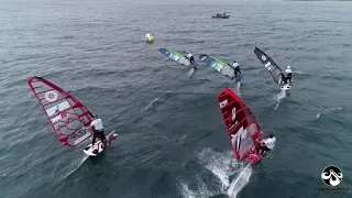 Windsurfing Yokosuka, Miura 2022 PWA WORLD CUP Day4 Mens Slalom Elimination 4 Final [ Drone Footage]