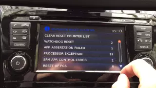 Qashqai J11 - How to enter TEST MODE on Nissan Connect III