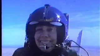 Jan flies with the Blue Angels