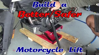 Build a Better/Safer Motorcycle Lift