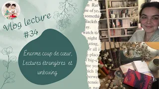 📚 Vlog Lecture #34 - Énorme coup de coeur, lectures étrangères et unboxing