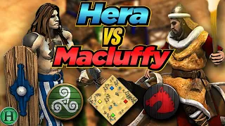 Celts vs Huns | 1v1 Arabia | vs Macluffy | AoE2