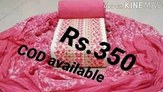 beautiful jaipuri cotton suit dress materials || new daily wear cotton suit design collection