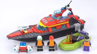 LEGO City Fire Rescue Boat 60373 review! Good look, respectable value, really floats