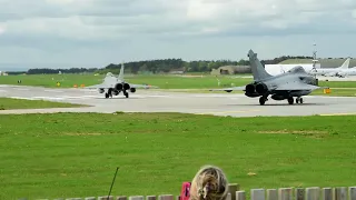 French Navy Rafaeles RAF Lossiemouth 09/05.