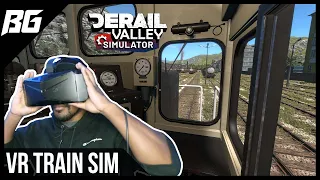 My First VR Train Simulator | Derail Valley Simulator (Ep8) | Pimax Crystal VR