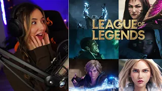 STREAMER REACTS to EVERY League of Legends Cinematic! | Pt.1