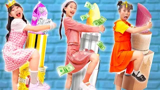 Anak Miskin Vs Kaya Vs Giga Kaya Kontes Tata Rias | Baby Doll Channel Indonesia